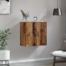 Vægmonteret skab Gammelt træ 60 x 31 x 60 cm Konstrueret træ