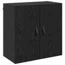 Vægmonteret skab Sort eg 60 x 31 x 60 cm Konstrueret træ