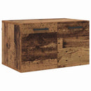 Vægmonteret skab Gammelt træ 60 x 36,5 x 35 cm Konstrueret træ