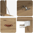 Vægmonteret skab 100 x 36,5 x 35 cm Konstrueret træ