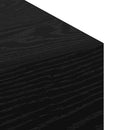 Vægmonteret skab Sort eg 100 x 36,5 x 35 cm Konstrueret træ