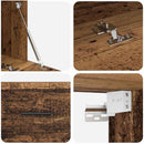 Vægmonteret skab Gammelt træ 100 x 36,5 x 35 cm Konstrueret træ