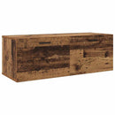 Vægmonteret skab Gammelt træ 100 x 36,5 x 35 cm Konstrueret træ