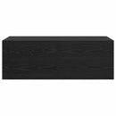Vægmonteret skab 100 x 36,5 x 35 cm Konstrueret træ Sort eg