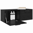 Vægskab 100 x 36.5 x 35 cm Konstrueret træ Sort eg