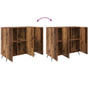 Sideboard Gammelt træ 89,5 x 34 x 80 cm Konstrueret træ