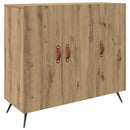 Sideboard Artisan Egetræ 89,5 x 34 x 80 cm Konstrueret træ