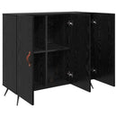 Sideboard Sort eg 89,5 x 34 x 80 cm Konstrueret træ