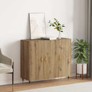 Sideboard Artisan Egetræ 90 x 34 x 80 cm Konstrueret træ