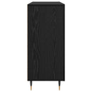 Sideboard Sort eg 90 x 34 x 80 cm Konstrueret træ