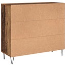 Sideboard Gammelt træ 90 x 32,5 x 80 cm Konstrueret træ
