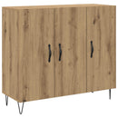 Sideboard Artisan Egetræ 90 x 32,5 x 80 cm Konstrueret træ