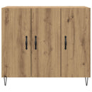 Sideboard Artisan Egetræ 90 x 32,5 x 80 cm Konstrueret træ