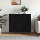 Sideboard Sort eg 90 x 32,5 x 80 cm Konstrueret træ