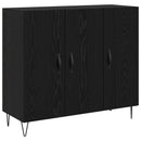 Sideboard Sort eg 90 x 32,5 x 80 cm Konstrueret træ