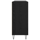 Sideboard Sort eg 90 x 32,5 x 80 cm Konstrueret træ