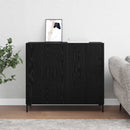 Sideboard Sort eg 90 x 34 x 80 cm Konstrueret træ