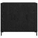 Sideboard Sort eg 90 x 34 x 80 cm Konstrueret træ