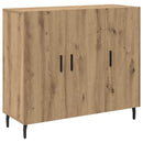 Sideboard Artisan Egetræ 90 x 34 x 80 cm Konstrueret træ