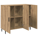 Sideboard Artisan Egetræ 90 x 34 x 80 cm Konstrueret træ