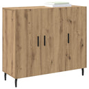 Sideboard Artisan Egetræ 90 x 34 x 80 cm Konstrueret træ