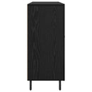 Sideboard Sort eg 90 x 34 x 80 cm Konstrueret træ
