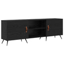 TV-skab Sort eg 150 x 30 x 50 cm Konstrueret træ