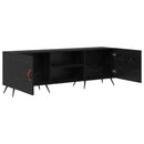 TV-skab Sort eg 150 x 30 x 50 cm Konstrueret træ