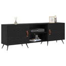 TV-skab Sort eg 150 x 30 x 50 cm Konstrueret træ