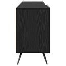 TV-skab Sort eg 150 x 30 x 50 cm Konstrueret træ
