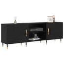 TV-skab Sort eg 150 x 30 x 50 cm Konstrueret træ