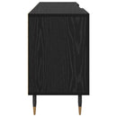 TV-skab Sort eg 150 x 30 x 50 cm Konstrueret træ