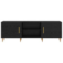 TV-skab Sort eg 150 x 30 x 50 cm Konstrueret træ