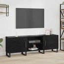 TV-skab Sort eg 150 x 30 x 50 cm Konstrueret træ