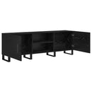 TV-skab Sort eg 150 x 30 x 50 cm Konstrueret træ