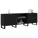 TV-skab Sort eg 150 x 30 x 50 cm Konstrueret træ