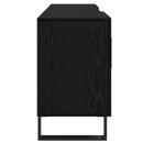 TV-skab Sort eg 150 x 30 x 50 cm Konstrueret træ