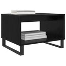Sofabord Sort eg 60 x 50 x 40 cm Konstrueret træ