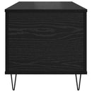 Sofabord Sort eg 90 x 44.5 x 45 cm Konstrueret træ