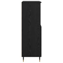 Highboard Sort 60 x 36 x 110 cm Konstrueret træ