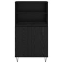 Highboard Sort 60 x 36 x 110 cm Konstrueret træ