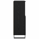 Highboard Sort 60 x 36 x 110 cm Konstrueret træ