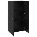 Kontorskab Sort eg 60 x 32 x 115 cm Konstrueret træ