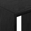 Garderobeskab med hylde med opbevaring Sort eg 77 x 48 x 102 cm