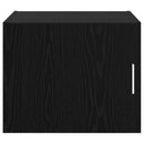 Vægskab Vægmonteret Sort eg 50 x 42,5 x 40 cm Konstrueret træ