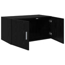 Vægskab Vægmonteret Sort eg 80 x 42.5 x 40 cm Konstrueret træ