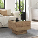 Sofabord artisan eg 40 x 40 x 30 cm Konstrueret træ
