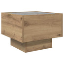 Sofabord artisan eg 40 x 40 x 30 cm Konstrueret træ