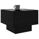 Sofabord Sort eg 40 x 40 x 30 cm Konstrueret træ