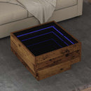 Sofabord Gammelt træ 50 x 50 x 30 cm Konstrueret træ